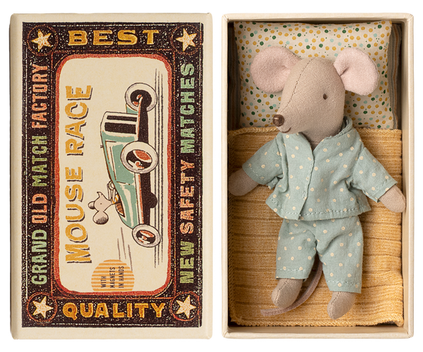 Maileg Little Brother Mouse in a Matchbox B