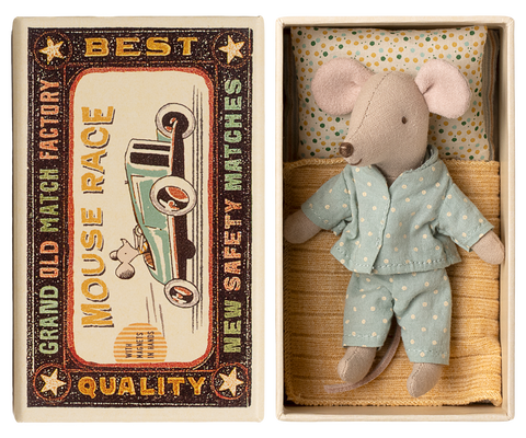 Maileg Little Brother Mouse in a Matchbox B