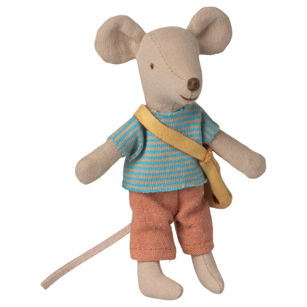 Maileg Little Brother Mouse with Bag