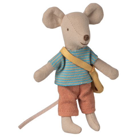 Maileg Little Brother Mouse with Bag