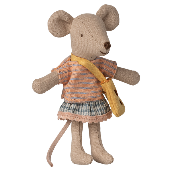 Maileg Little Sister Mouse with Bag