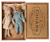 Maileg Mum and Dad Mice in a Cigar Box