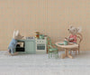 Maileg Oval Dining Table - Natural - Mouse