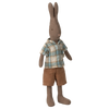 Maileg Rabbit - Brown - in Shirt and Shorts - Size 2