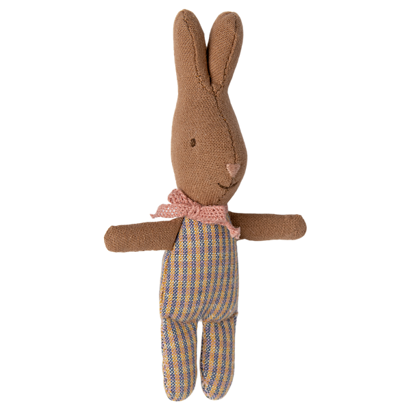 Maileg Rabbit - My - Rose Blue Check