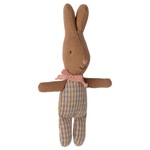 Maileg Rabbit - My - Rose Blue Check