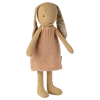 Maileg Size 1 Bunny in Knitted Dress - Cream Yellow