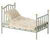 Maileg Vintage Single Bed - Mouse - Mint