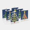Make Your Own Christmas Cards Set - Christmas Tree