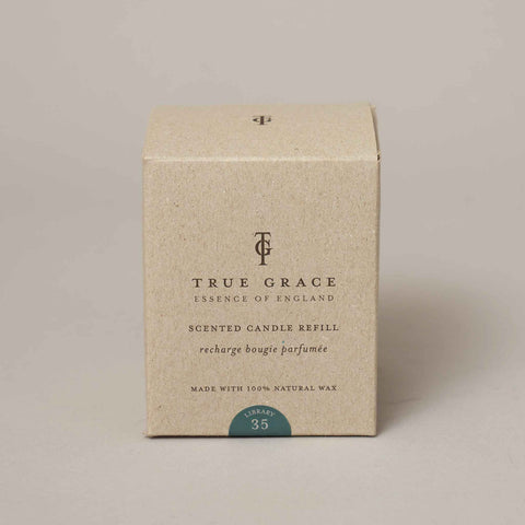 True Grace Classic Scented Candle Refill - Manor Collection - Library