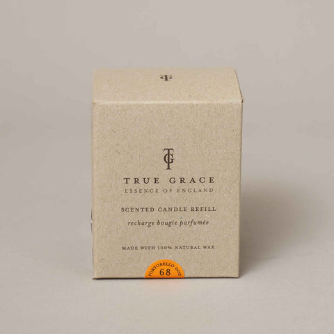 True Grace Scented Candle Refill - Manor Collection - Portobello Oud