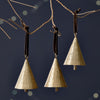 Brass Bell Baubles - Set of Three