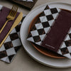 Marbled Bordeaux Napkins - Luncheon