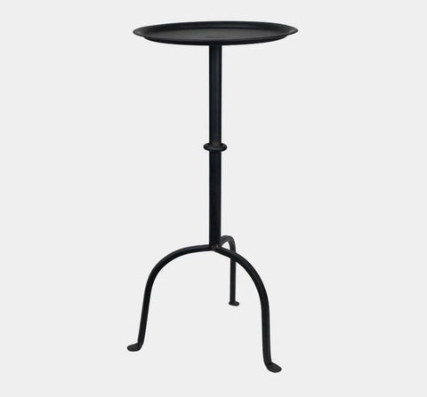<strong>Small Black Iron Side Table</strong><br>