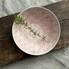 Wonki Ware South Africa Handmade Ceramics Soup Bowl Pink Lace Pattern