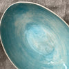 Wonki Ware Oval Bowl - Medium - Turquoise Wash