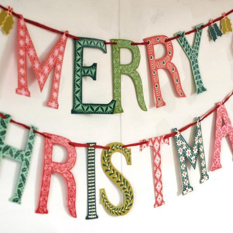 Merry Christmas Banner - Cambridge Imprint