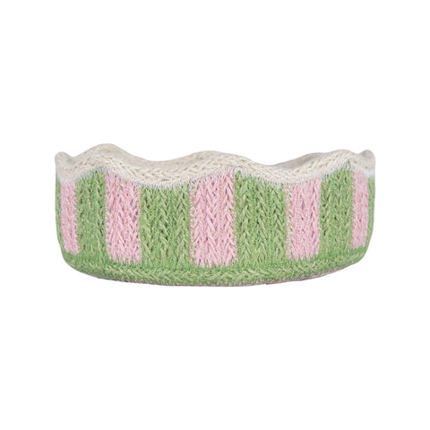 Mini Tulip Basket - Braided Rug Company - Kiwi