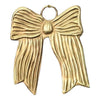 Mini Hanging Gold Metal Bow Decoration