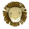 Mini Lion Felt Wall Head by Fiona Walker, England
