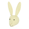 Mini White Rabbit Felt Wall Head by Fiona Walker, England