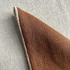 Pure Linen Napkin with Natural Overlocked Edge - Mocha