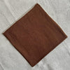 Pure Linen Napkin with Natural Overlocked Edge - Various Colours
