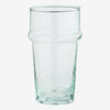 Moroccan Handmade Recycled Glass Beldi Tumbler - Clear