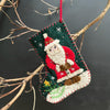 Traditional Felt Decoration - Stocking with Santa