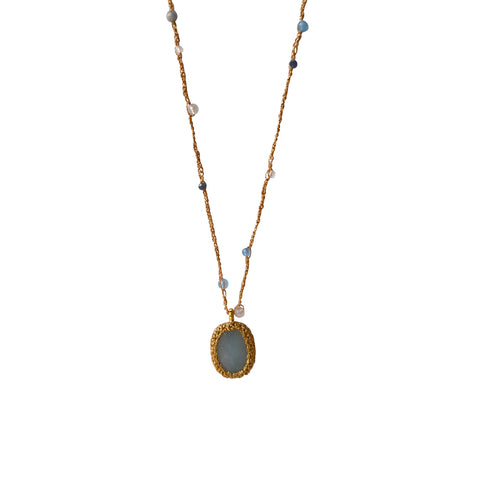 Ary Necklace - Aquamarine - Ibu Jewels