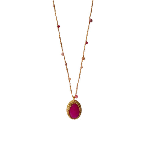Ary Necklace - Ruby - Ibu Jewels