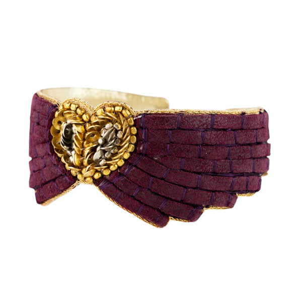 Nahua Ange Bangle - Burgundy