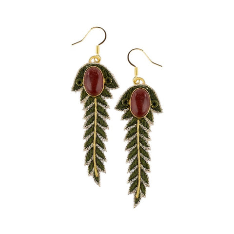 Nahua Lorie Earrings - Forest