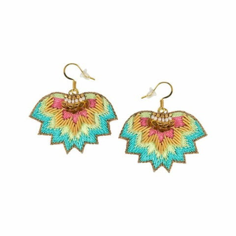 Nahua Madi Earrings - Caribbean