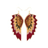 Nahua Magda Earrings - Burgundy