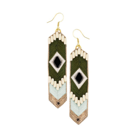 Nahua Napsa Earrings - Forest