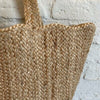 Natural Scallop Tote Bag - Large - Braided Rug Company