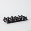 Nea Stoneware Egg Holder - Black - Ten Eggs