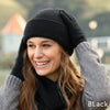 Noble Wilde Possum Merino Beanie Hat Black