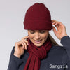 Noble Wilde Possum Merino Beanie Hat Sangria
