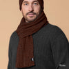 Noble Wilde Possum Merino Rib Scarf - Rimu