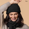 Noble Wilde Unisex Possum Merino Beanie Hat Black
