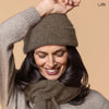 Noble Wilde Unisex Possum Merino Beanie Hat Latte
