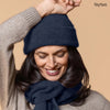Noble Wilde Unisex Possum Merino Beanie Hat Neptune