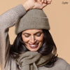 Noble Wilde Unisex Possum Merino Beanie Hat Oyster