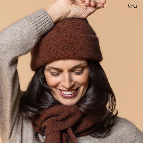 Noble Wilde Unisex Possum Merino Beanie Hat Rimu