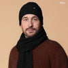 Noble Wilde Unisex Possum Merino Rib Beanie Hat - Black