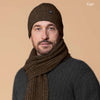 Noble Wilde Unisex Possum Merino Rib Beanie Hat - Kauri