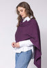 Noble Wilde Knitted North Cape or Poncho Twilight