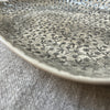 Wonki Ware Large Meat Platter - Charcoal Lace